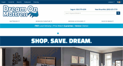 Desktop Screenshot of dreamonmattress.com